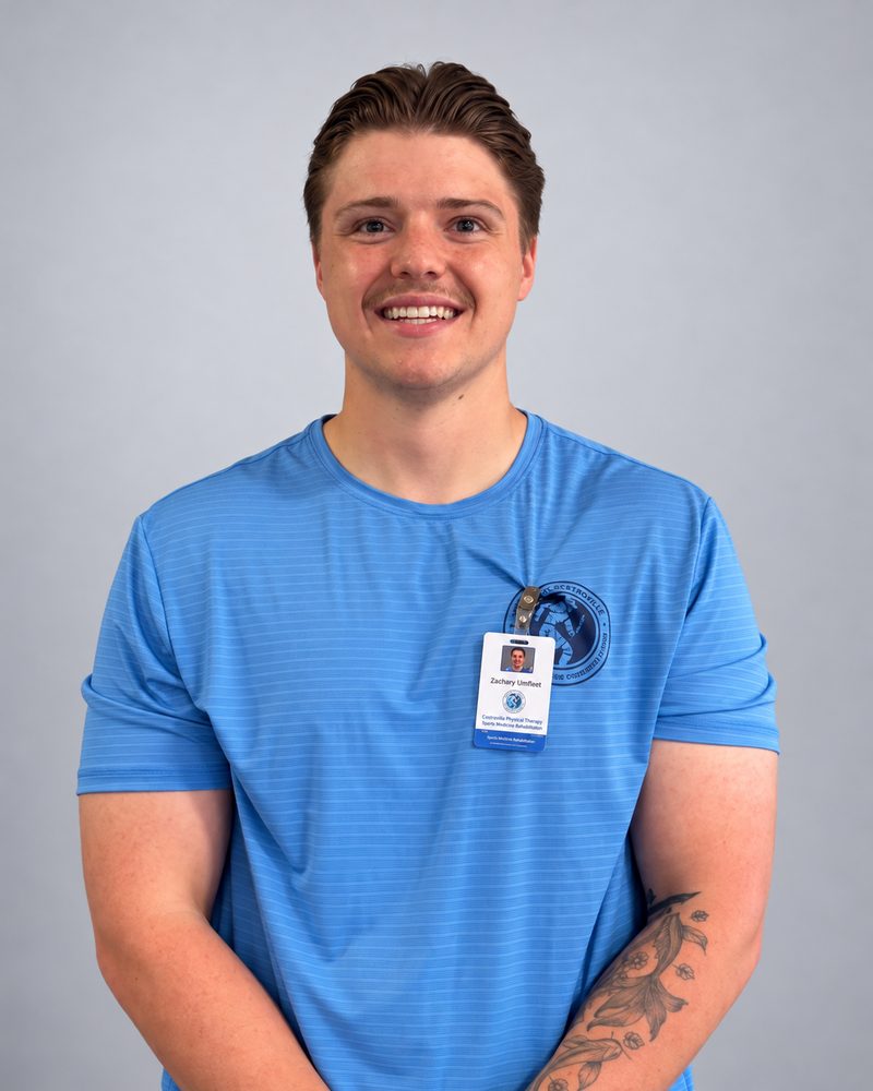 Zachary Umfleet, physical therapy technician at Castroville Physical Therapy & Sport Rehabilitation